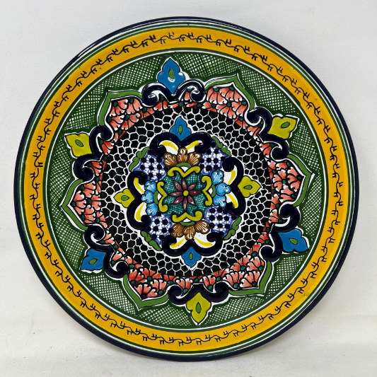 Ceramic plate, Mexico, Hernandez, 11.5”