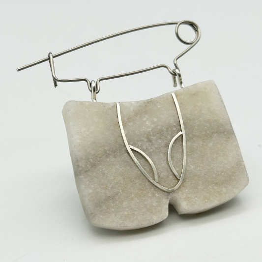 Sarah Wolfenden: Marble Underwhere Boy Shorts