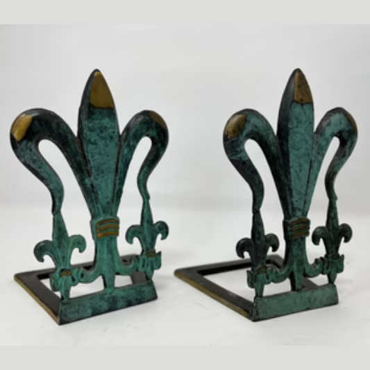 Fleur De Lis Bookends