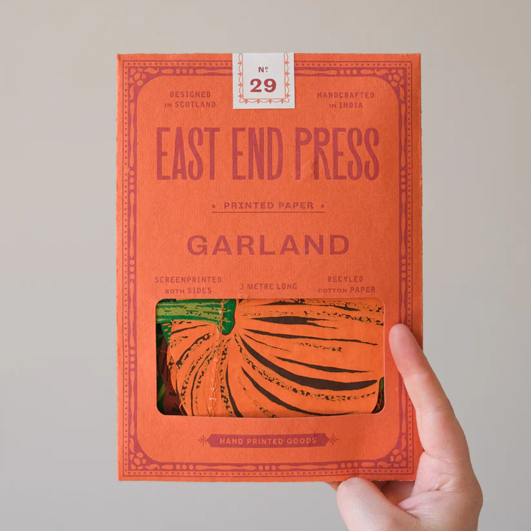 East End Press: Pumpkin Sewn Garland