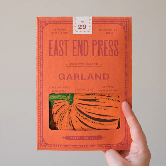 East End Press: Pumpkin Sewn Garland