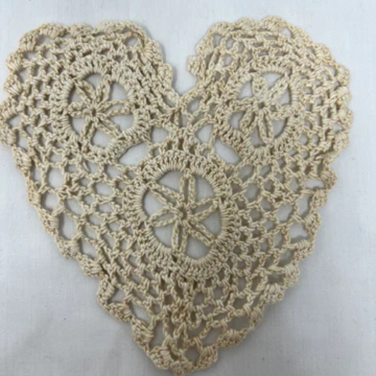 Heart Shaped Doily