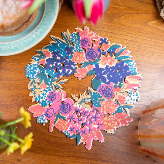Floral Wreath  by East End Press