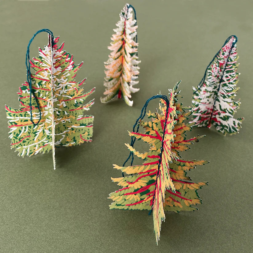 Forest Paper Ornaments by East End Press