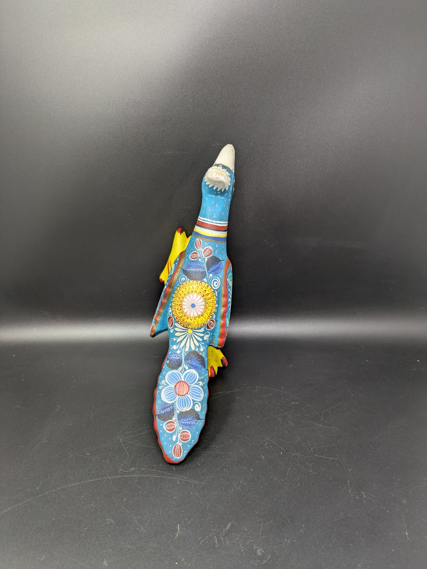 Mexican Talavera Roadrunner Bird Statue