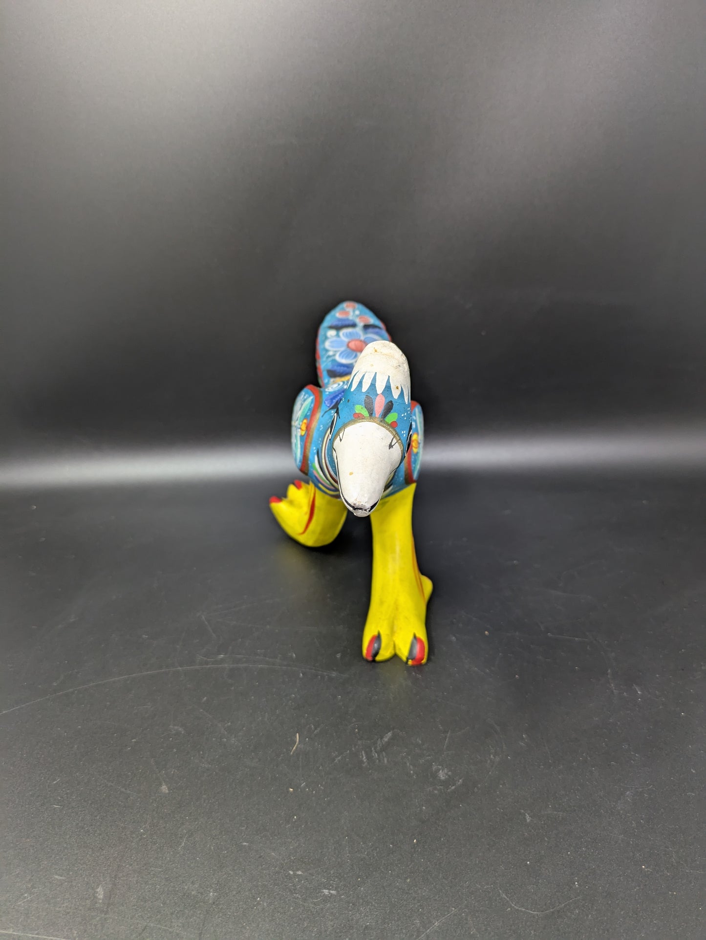 Mexican Talavera Roadrunner Bird Statue