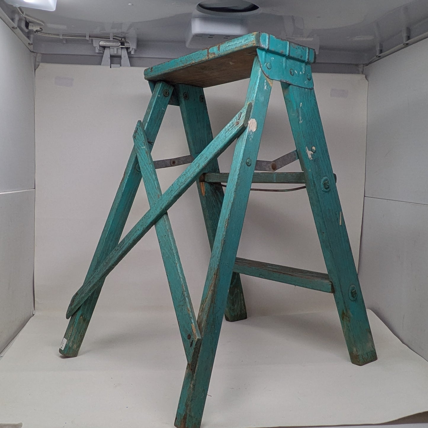 Shabby Painted Step Ladder