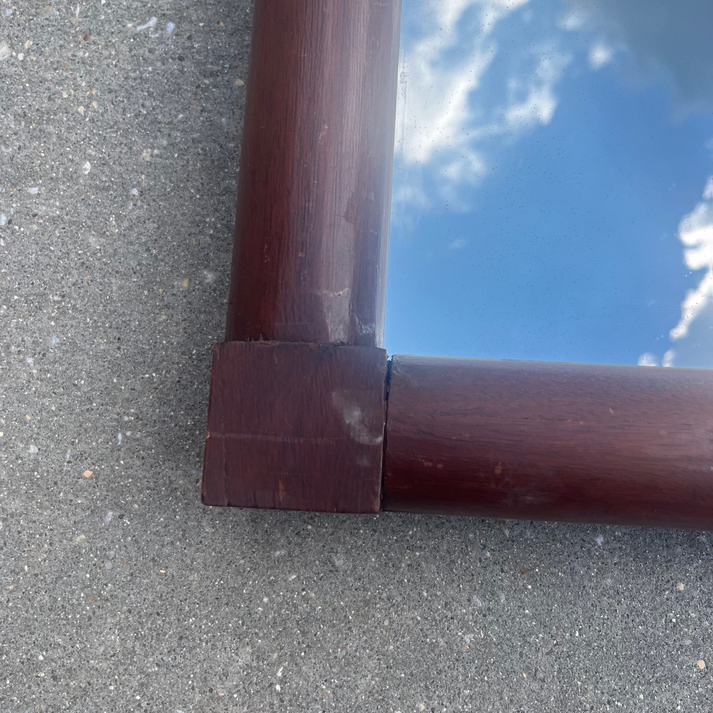 Solid Wood Gents Mirror