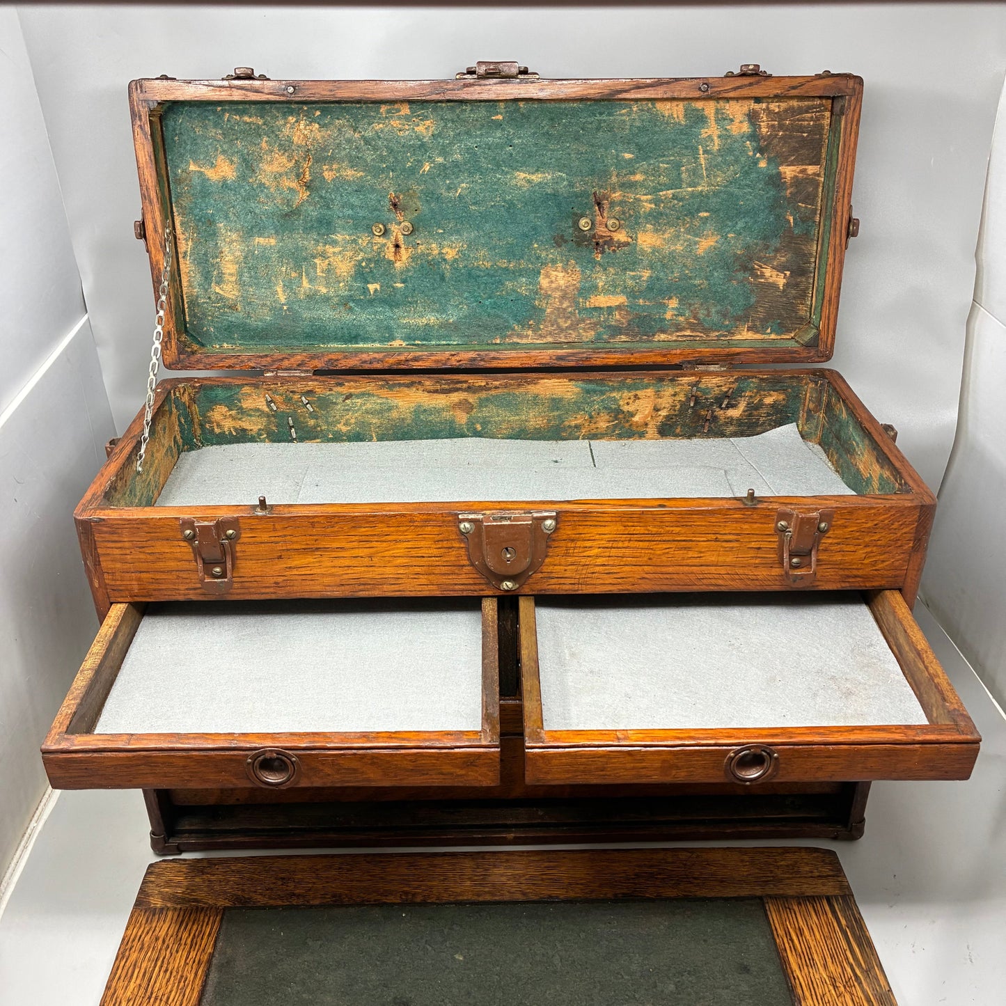 Antique Union Steel Chest Corp. 7 Drawer Cabinet