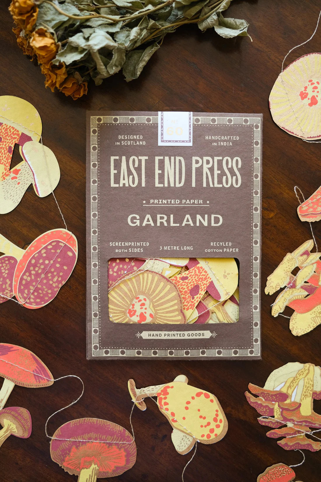 East End Press: Mushroom Sewn Garland