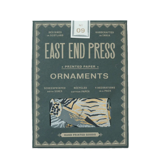 East End Press: Bats Paper Ornaments