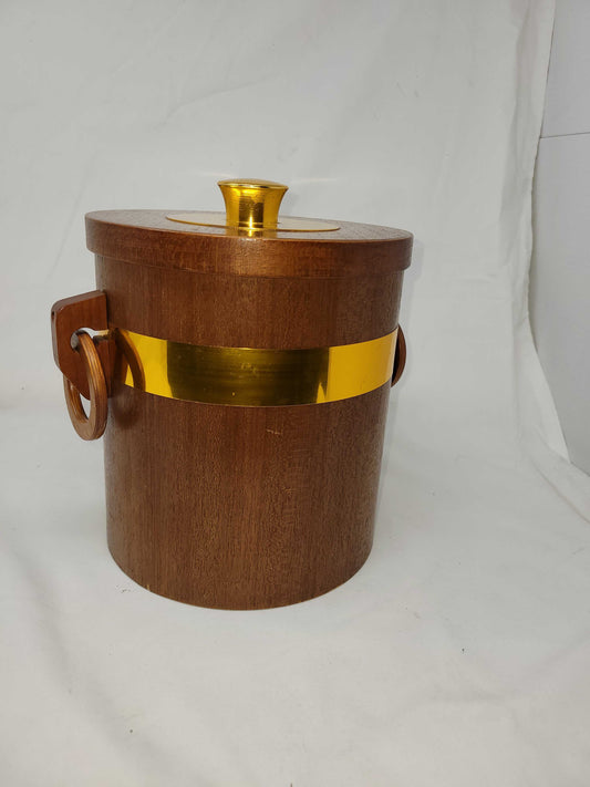 Teak 1980s ice bucket