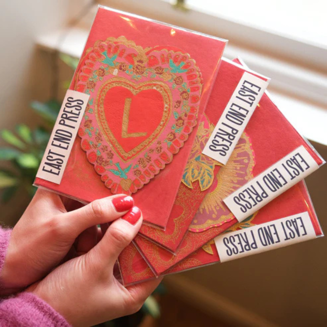 East End Press: Love Concertina Greeting Card