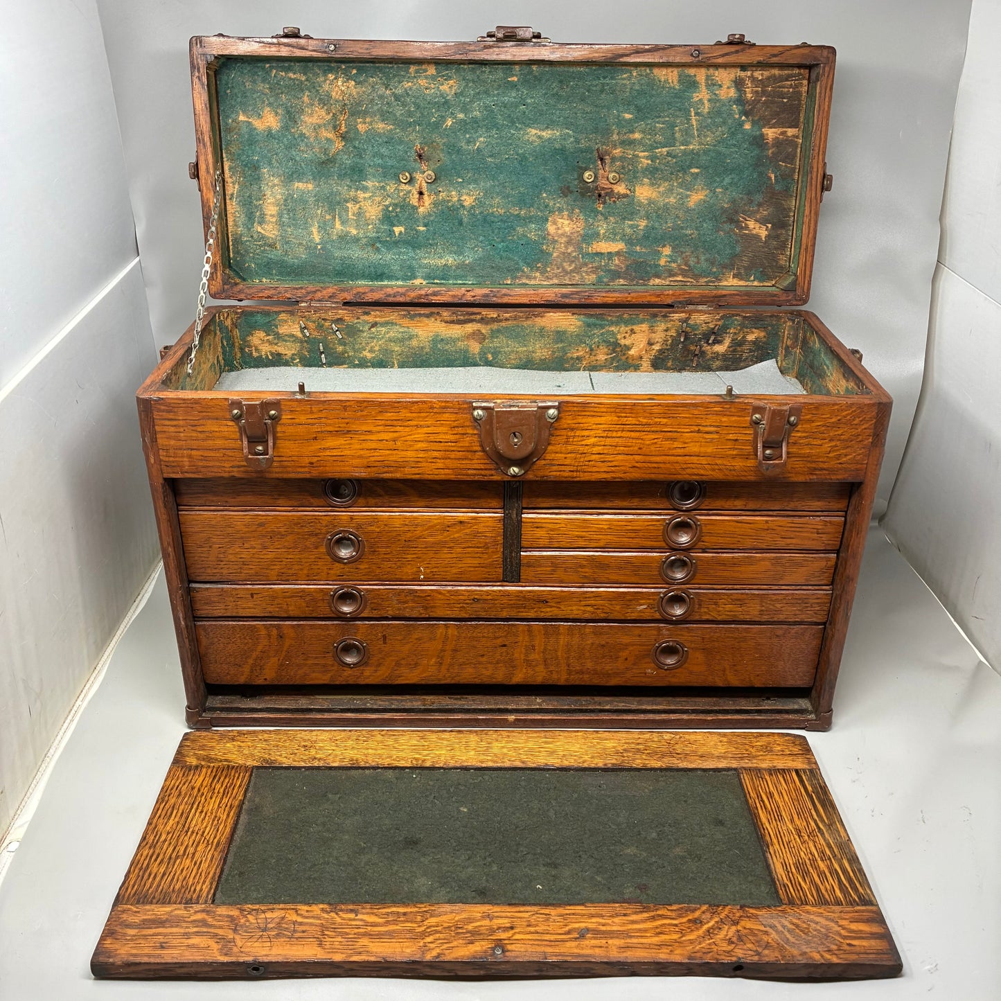 Antique Union Steel Chest Corp. 7 Drawer Cabinet