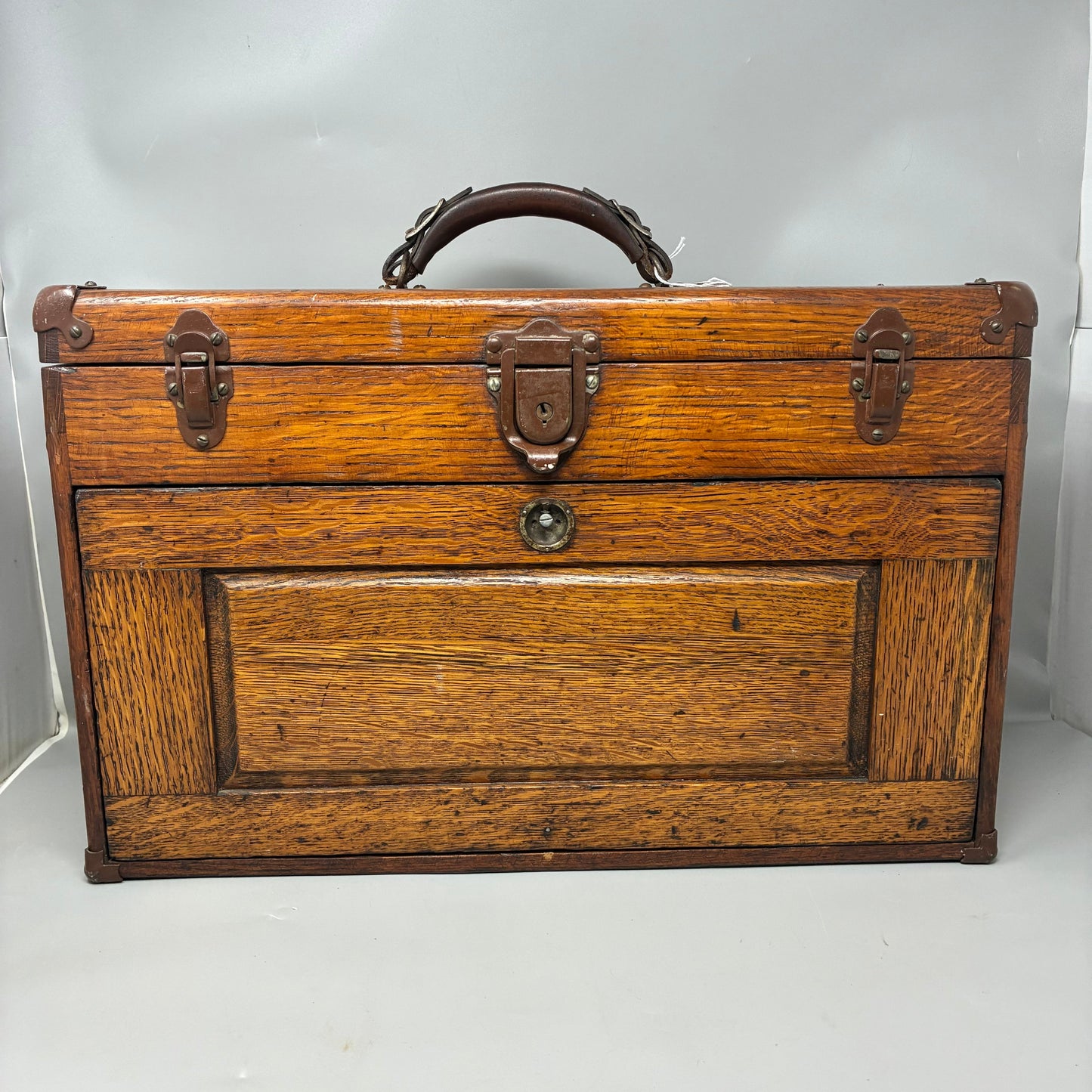 Antique Union Steel Chest Corp. 7 Drawer Cabinet