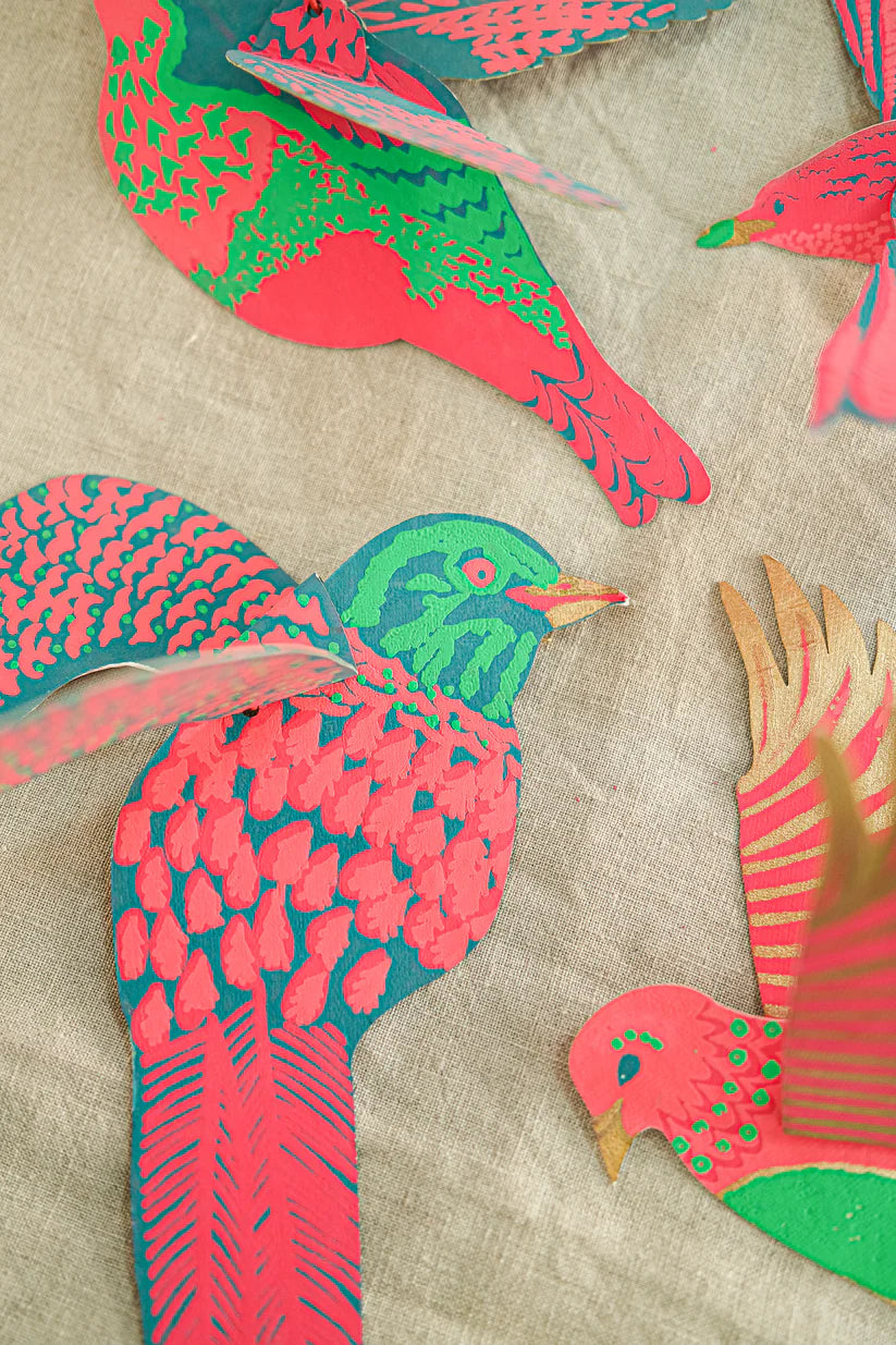 East End Press: Winter Birds Paper Ornaments