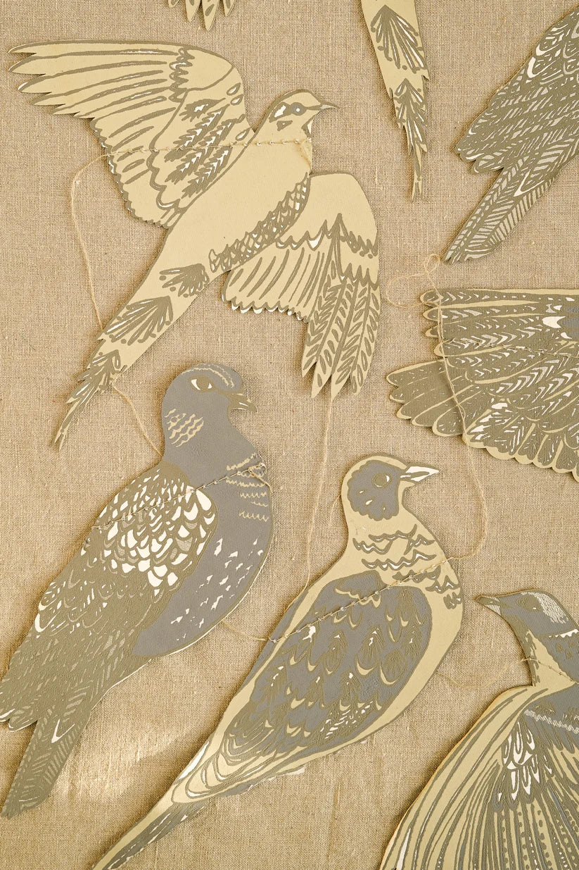 East End Press: Turtle Doves Sewn Garland