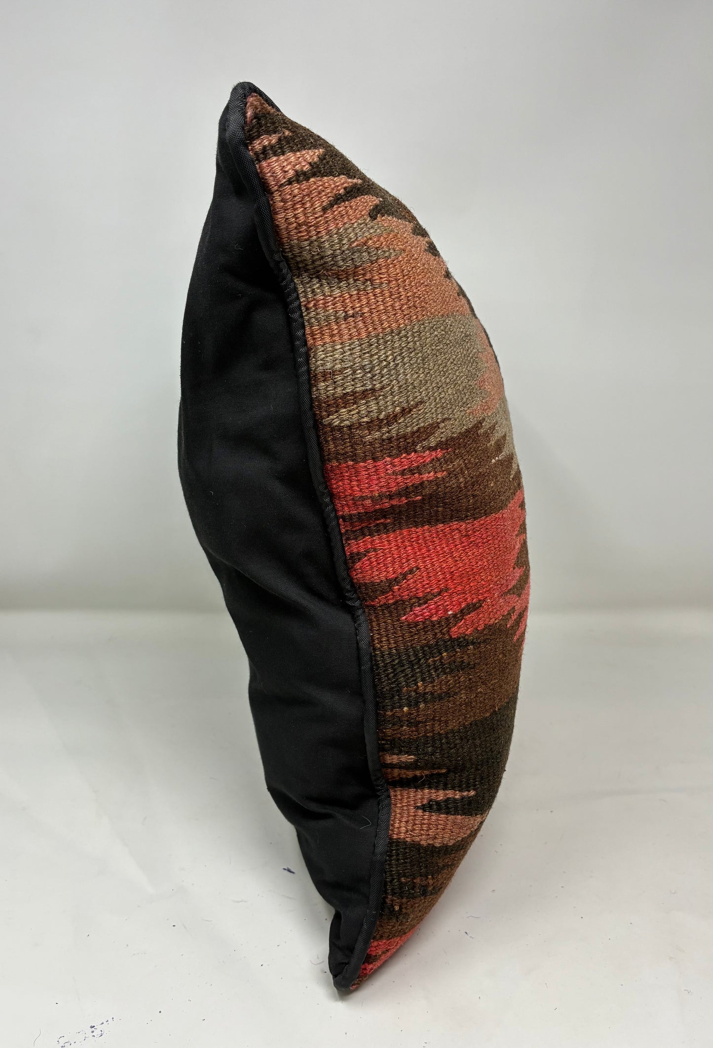 Kilim Pillow - Red, Brown, Black