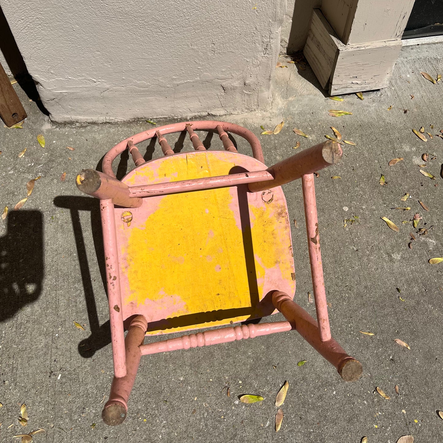 Vintage Pink Child’s Chair