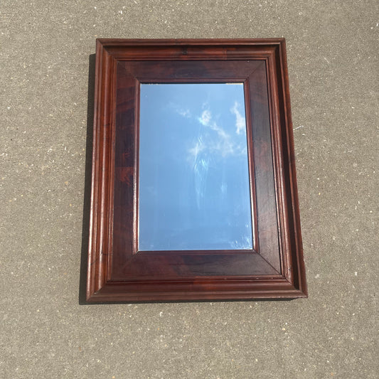 Antique Mahogany Rectangular Mirror