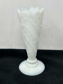  ER3: LE Smith Milk Glass Vase