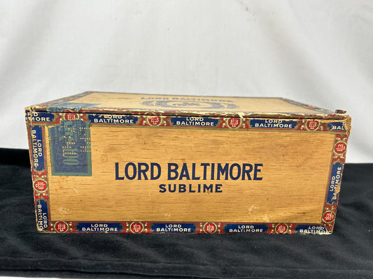 ER3: Lord Baltimore Cigar Box