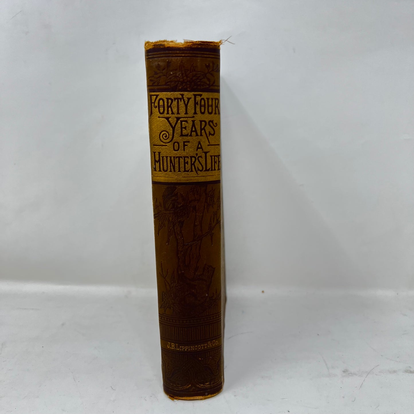 Book, Forty-four Years Of a Hunter’s Life; Browning, Meschach :copyright:1883