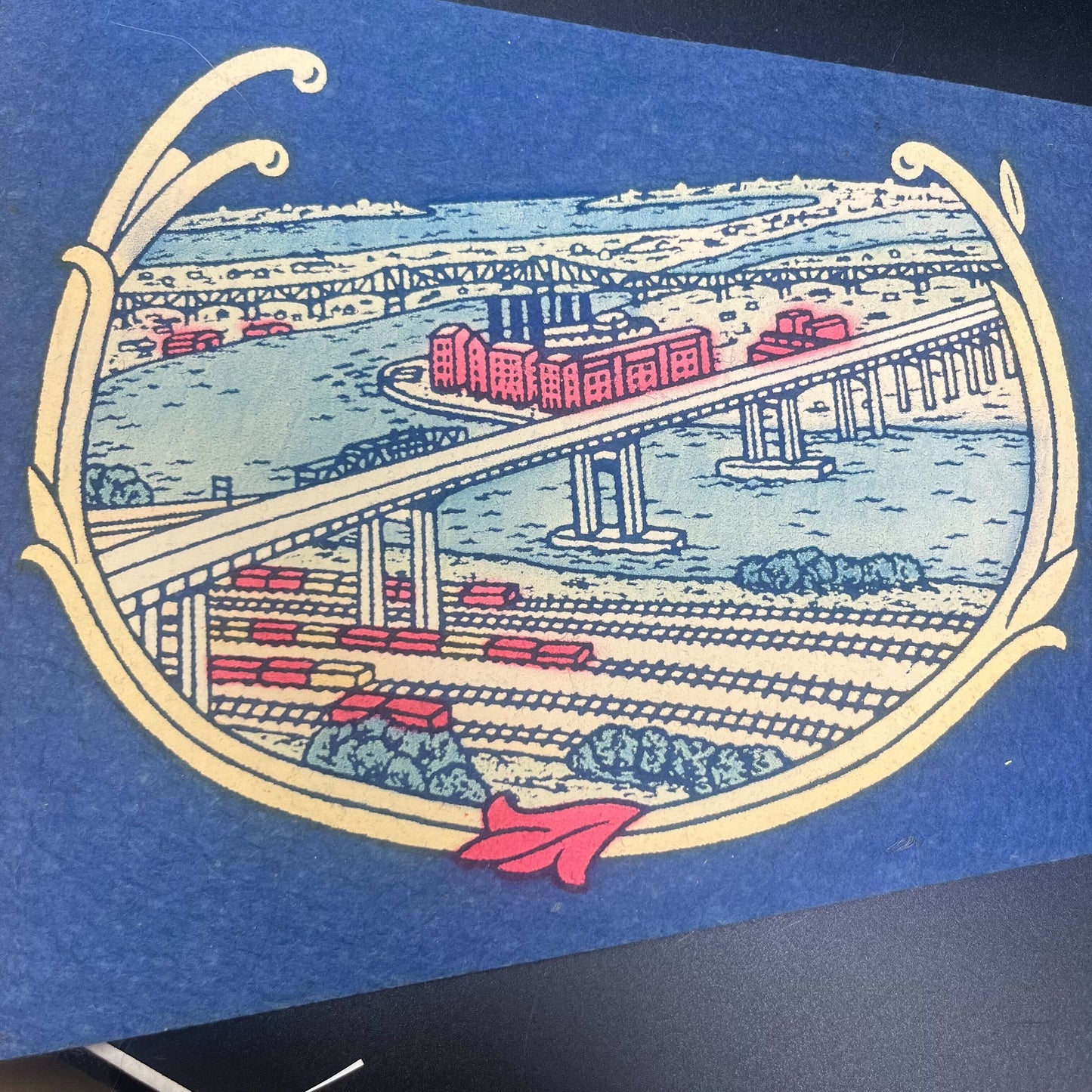 26” New Jersey Turnpike Pennant Flag.