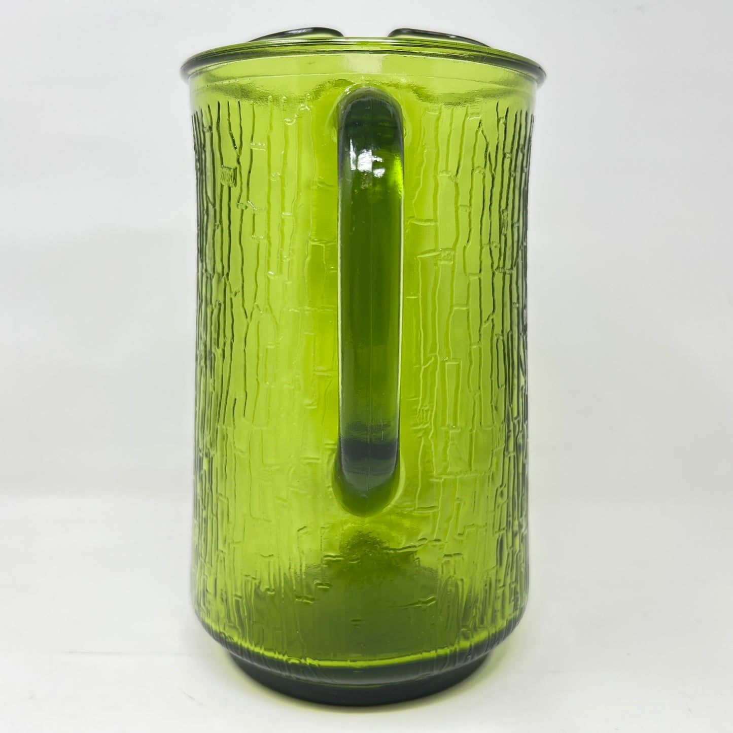 Anchor Hocking Pagoda Pitcher, Avocado Green