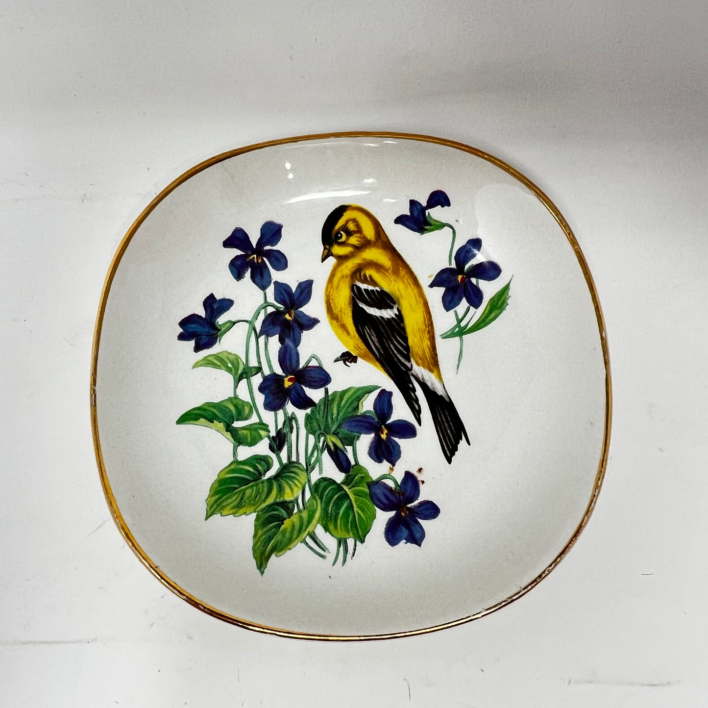 Small Plate, China, Goldfinch