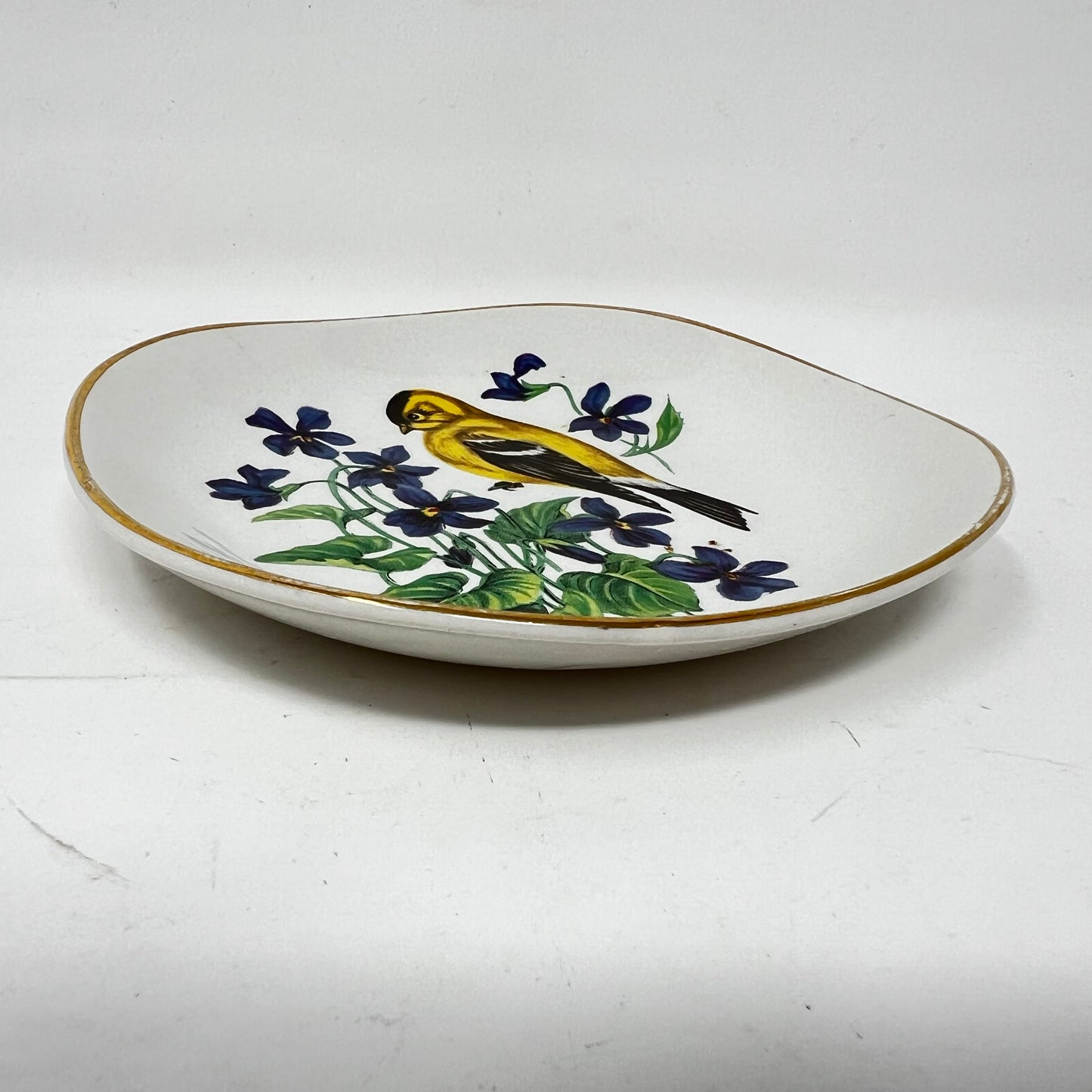 Small Plate, China, Goldfinch