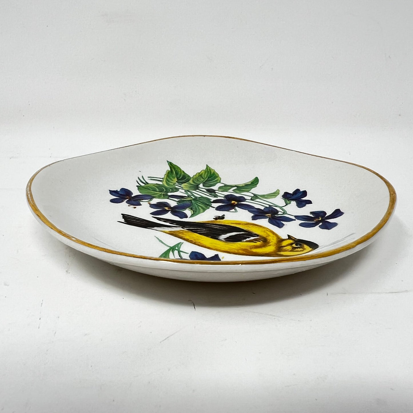 Small Plate, China, Goldfinch