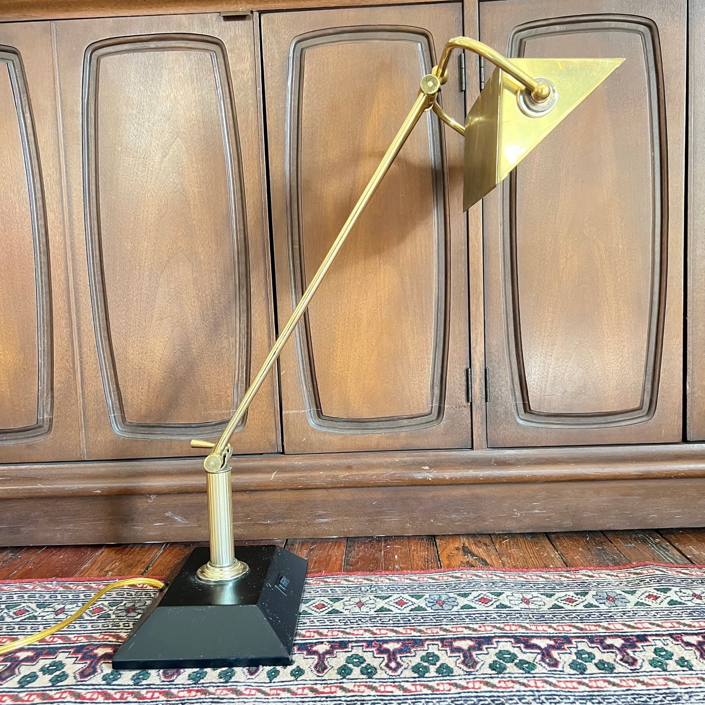 Brass Bankers Lamp