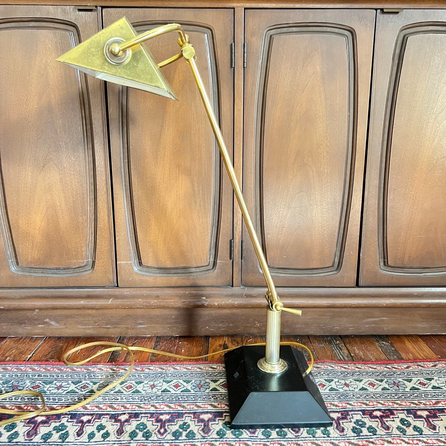 Brass Bankers Lamp