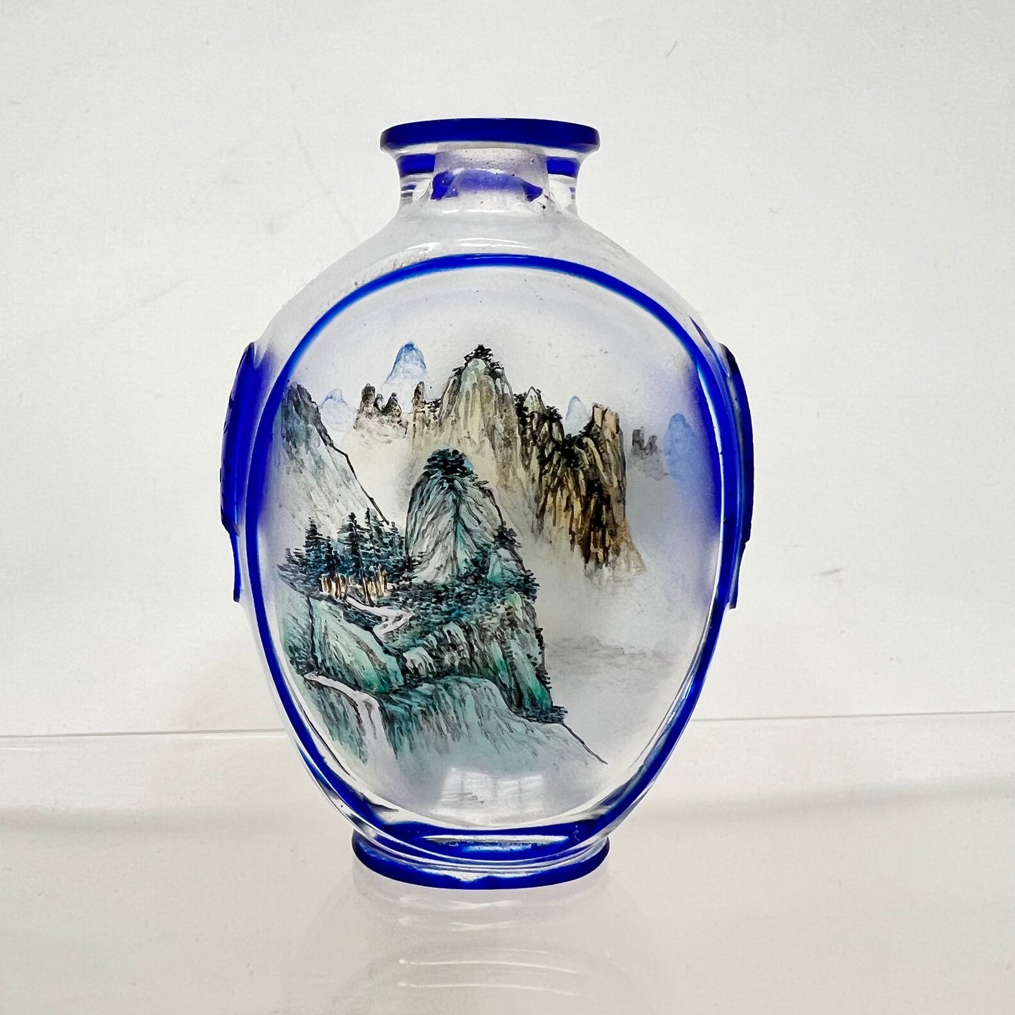 Glass, Snuff Bottle, painted