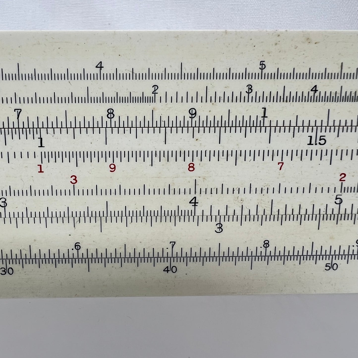 Vintage Slide Rule in Case