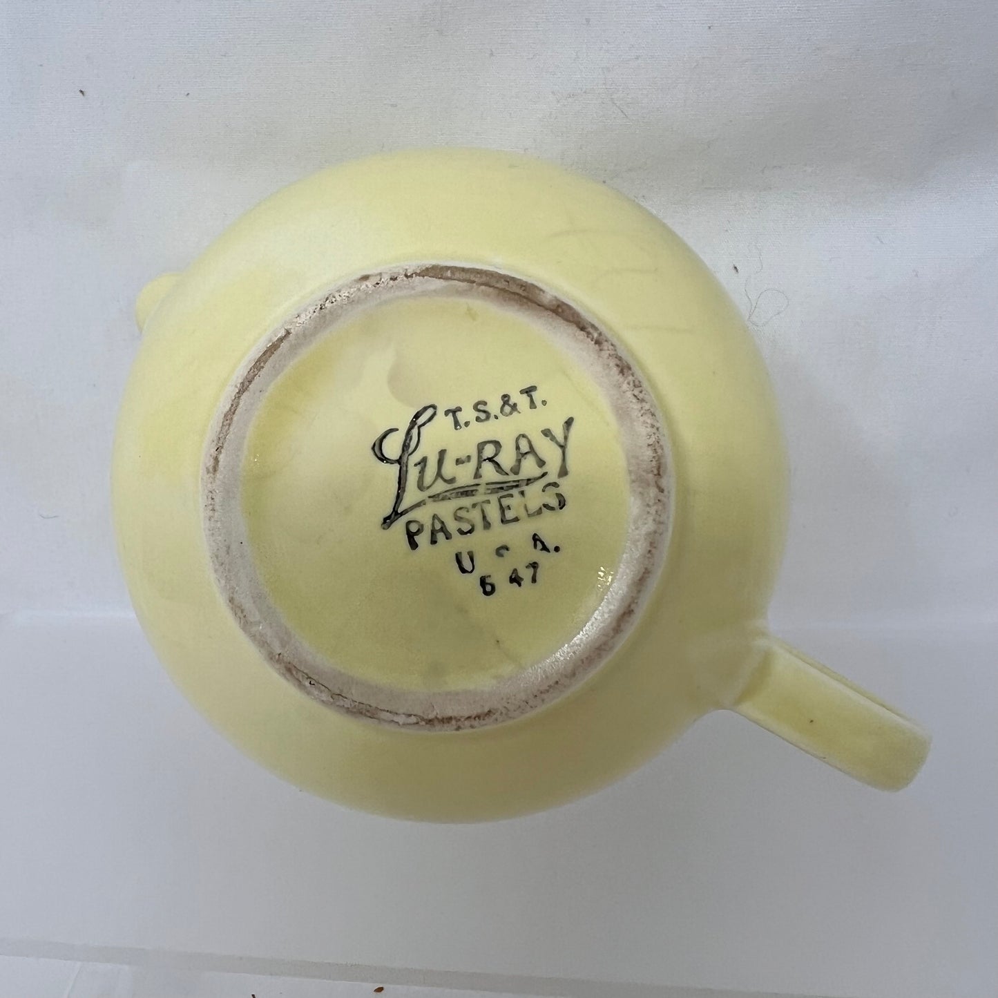 Vintage Creamer, Lu-Ray pastels