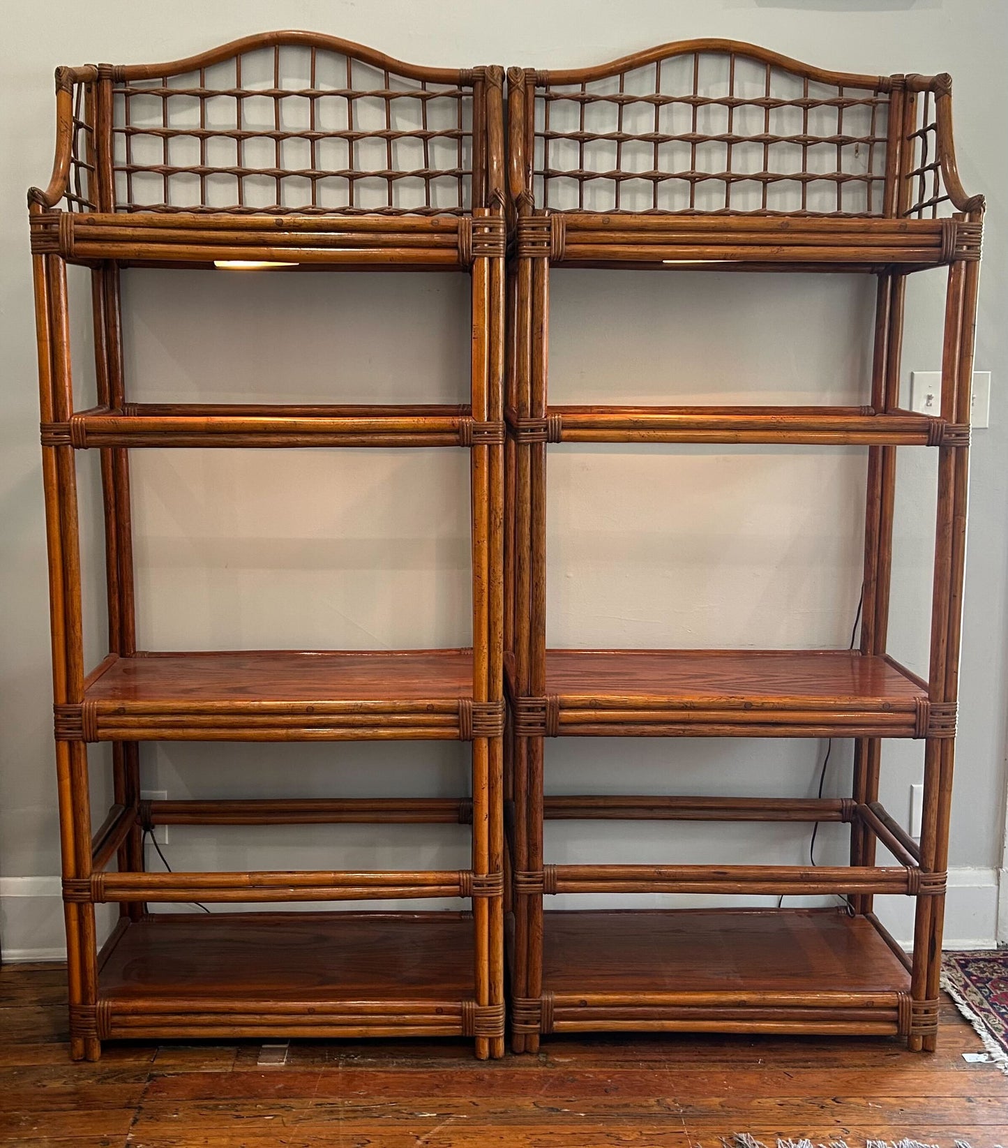 ER7: Palm Beach Regency Rattan Shelf