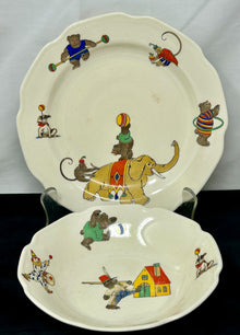  ERX: MCM Child's Ceramic Bowl/Plate