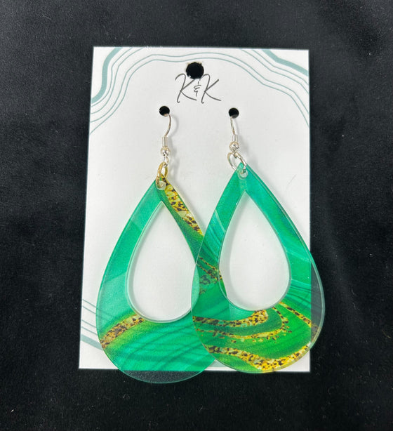 Keppel & Kismet: Lg Marble Earrings