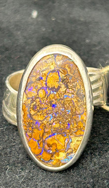  Turtle Jewelry Designs: Silver wrap ring w/ boulder opal