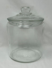  Large (10” x 7”) glass cloche jar with lid