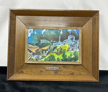  E4 Enamel El Greco Reproduction on Wood Frame