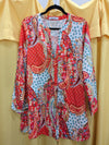 Misslook lively, paisley-patterned multicolored tunic 