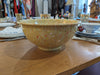 Melamine mixing bowl pale yellow with confetti splatter pattern