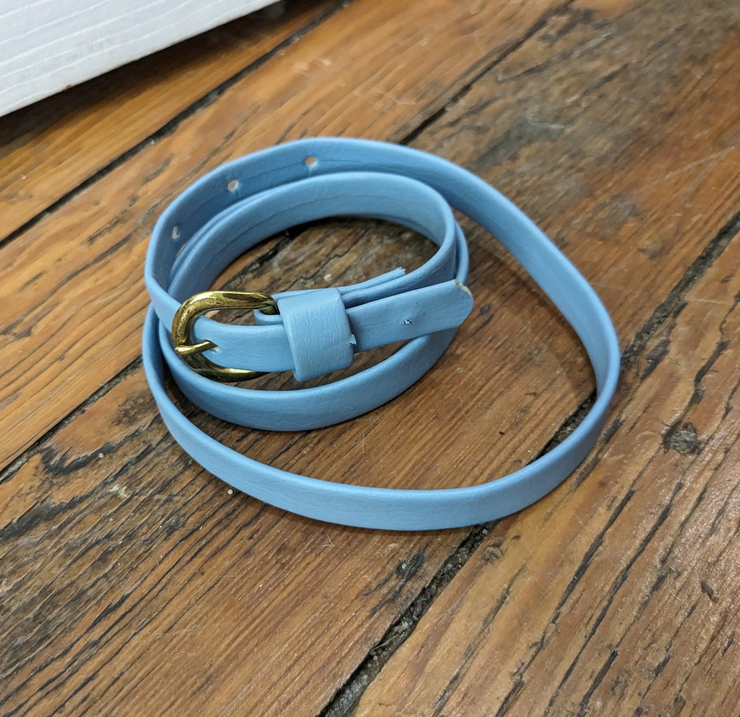 ER5: Blue Leather Belt