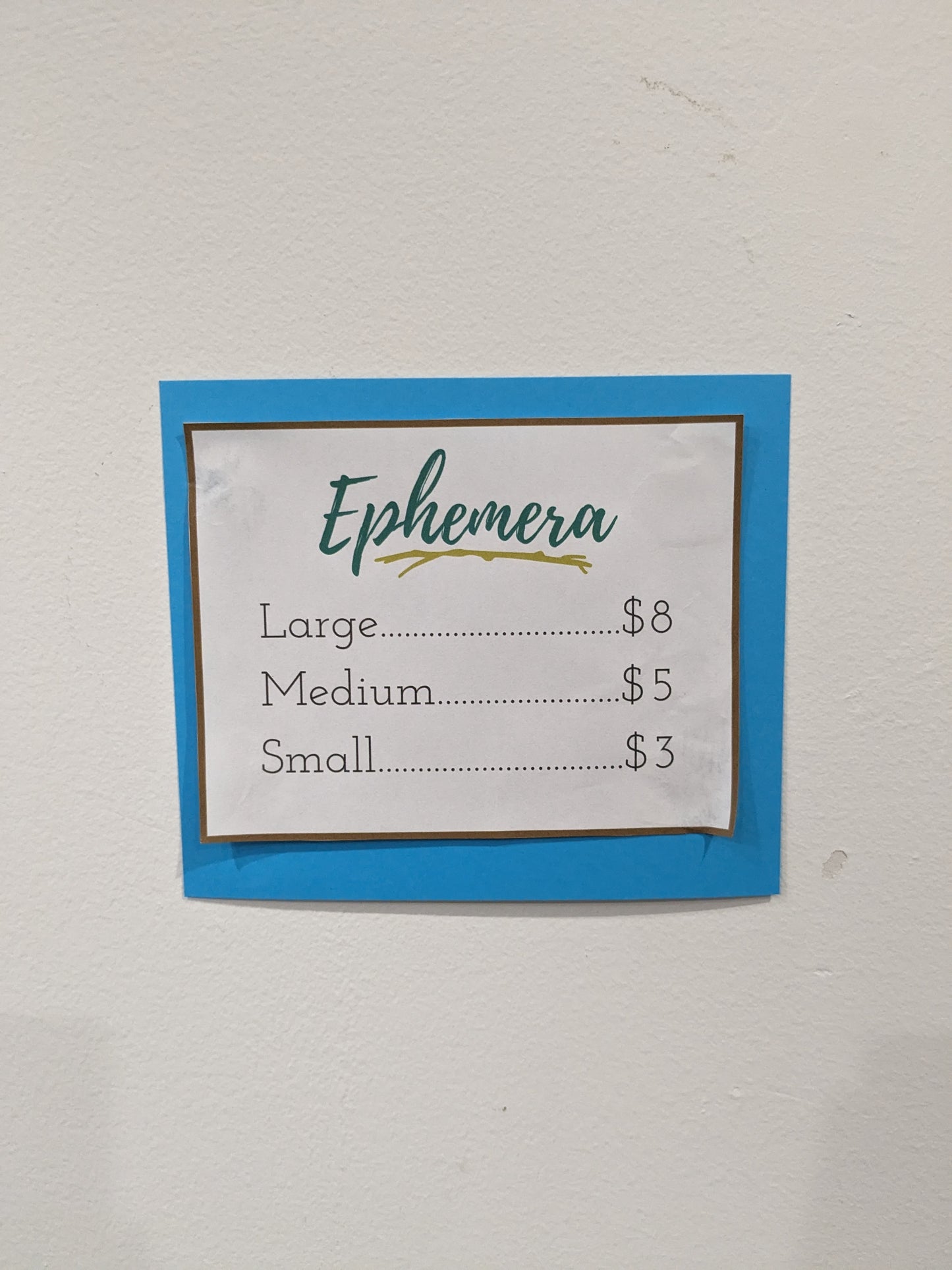 ER0: Ephemera