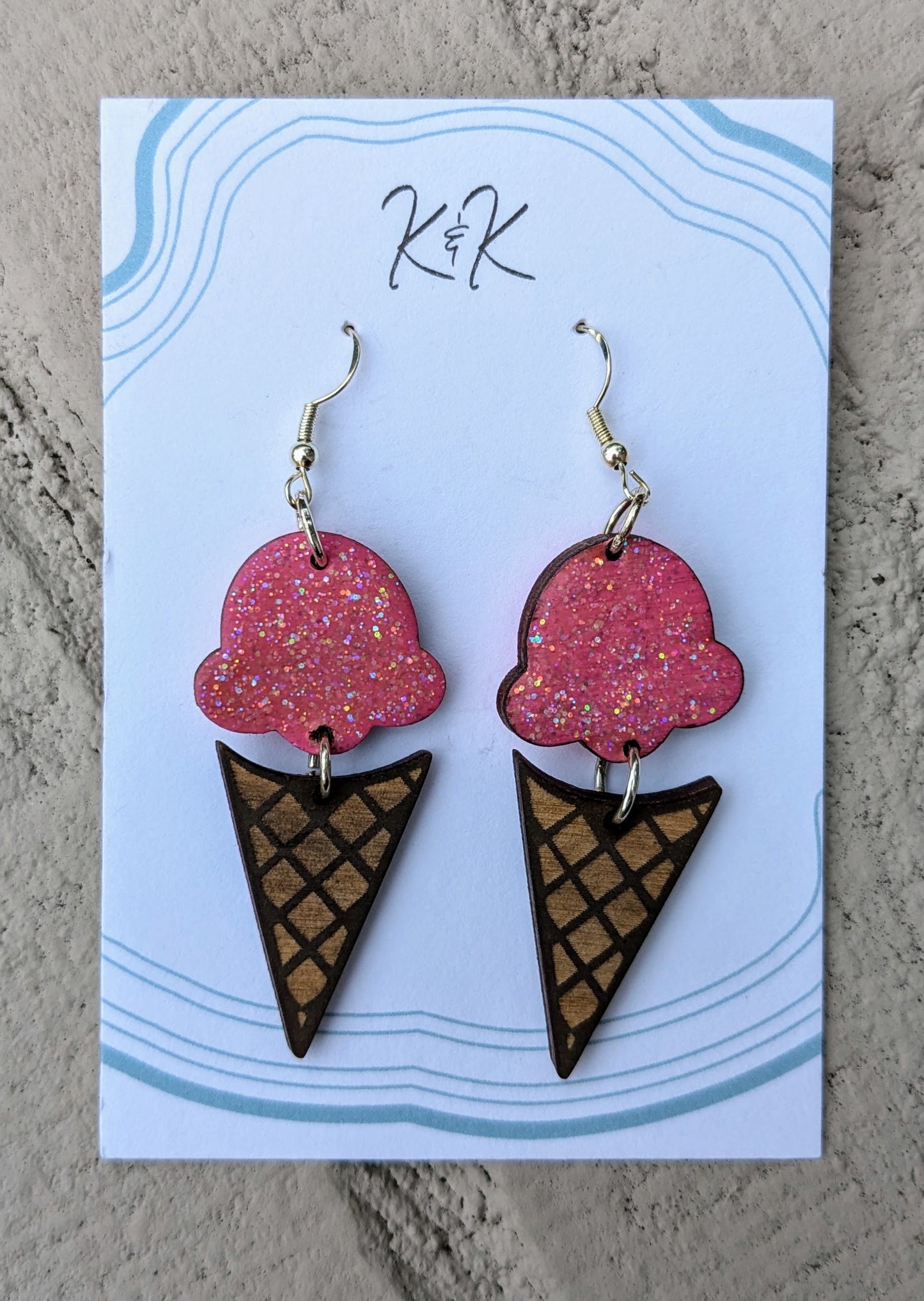 Ice Cream Dangle Earrings