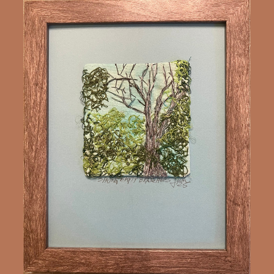 Nature in Threads: "Spring Empty Branches"