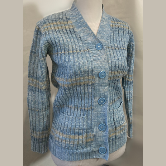 Blue vintage ADG sweater with pockets